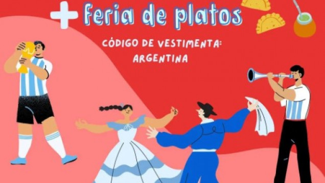 imagen Dia temático: Argentina. Feria de platos