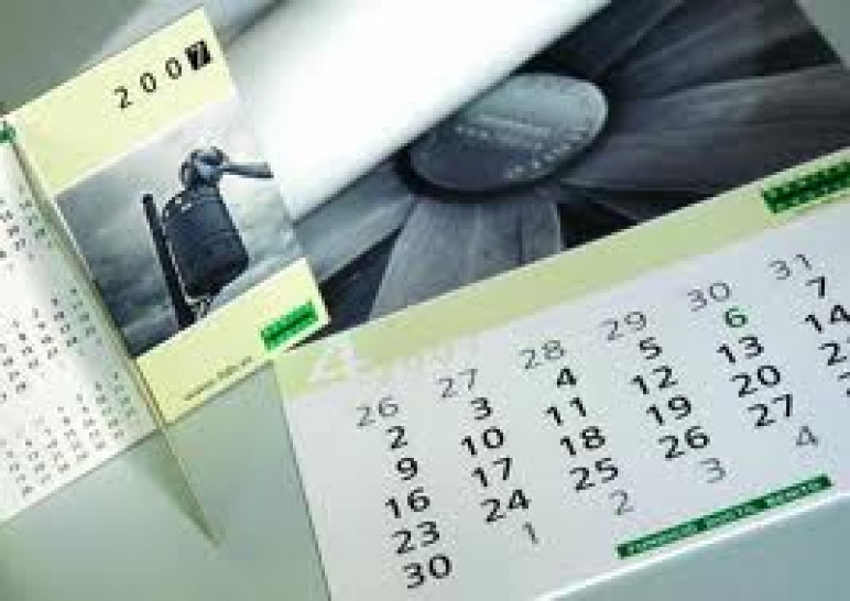 imagen Calendario de actividades inicio 2011