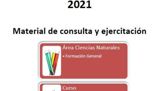 imagen Disponibles cuadernillos de Química de 3° y 4° año - 2021