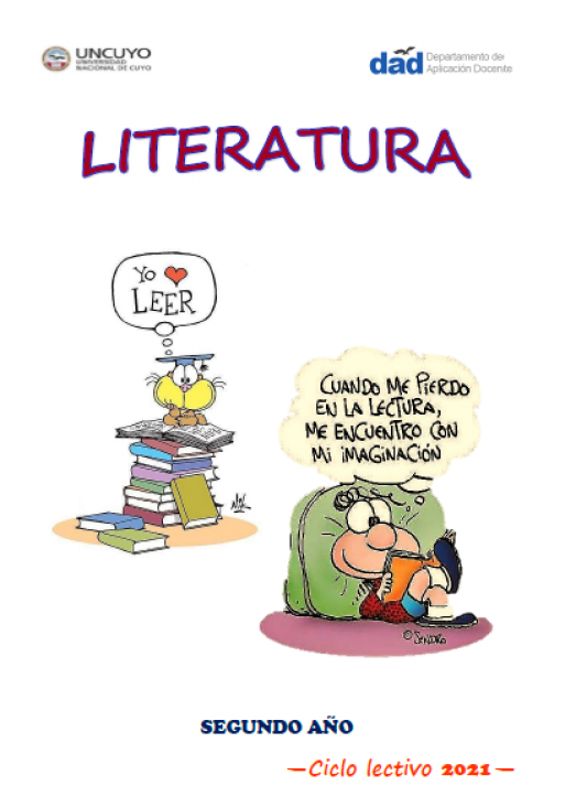 imagen Cuadernillo Literatura 2° año - 2021