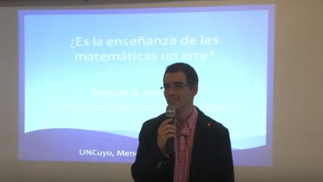 imagen Experto internacional dictó una conferencia sobre la enseñanza de la matemática. Puede ver el video completo ingresando en este artículo.
