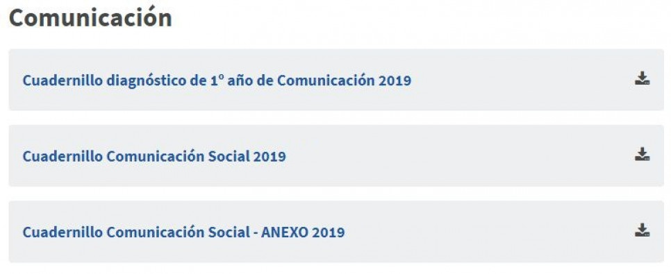 imagen Cuadernillo Comunicación Social 2019