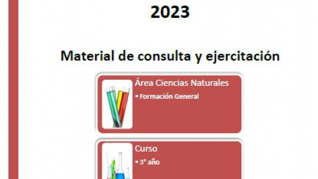 imagen Cuadernillos de Química de tercero y cuarto año 2023