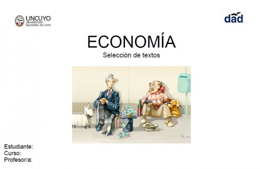 imagen Cuadernillo Economía Unidad 1 - 5° año - 2022