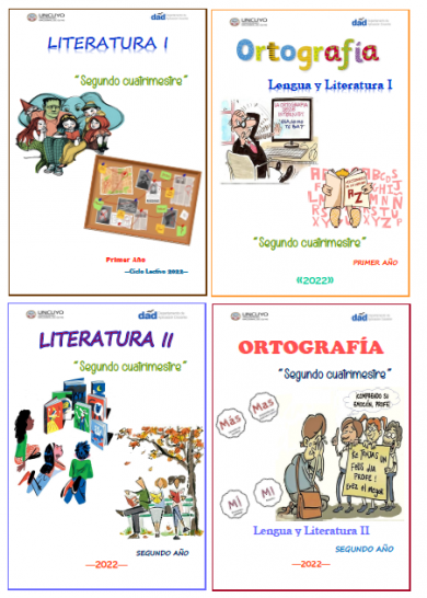 imagen Cuadernillos de Lengua y Literatura y de Ortografía de 1° y 2° año Segundo Cuatrimestre  - 2022