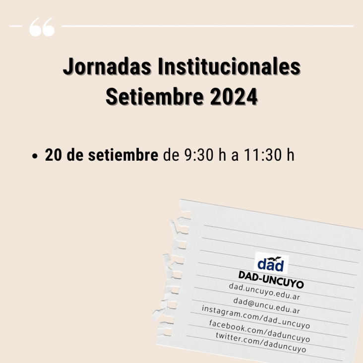 imagen Jornadas Institucionales setiembre 2024