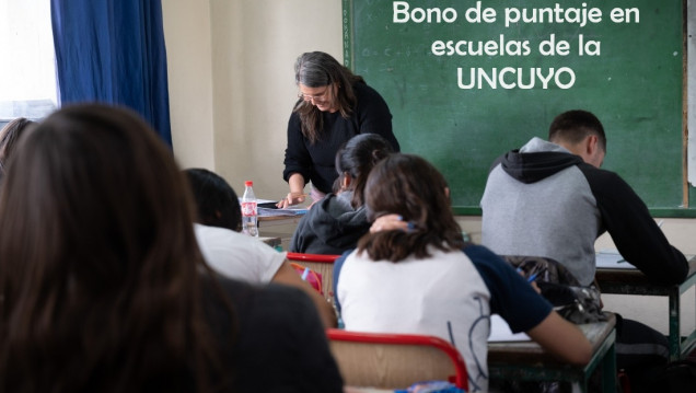 imagen Abren la inscripción para obtener por primera vez el bono de puntaje en escuelas de la UNCUYO