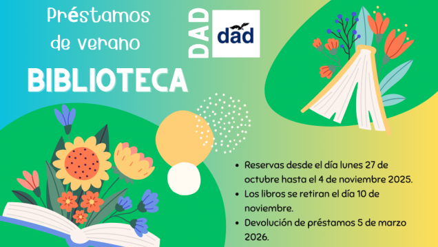 imagen Préstamos de libros de biblioteca para el verano