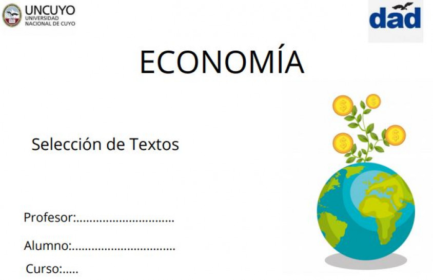 imagen Cuadernillo Economía Unidad 1 - 5° año 2021
