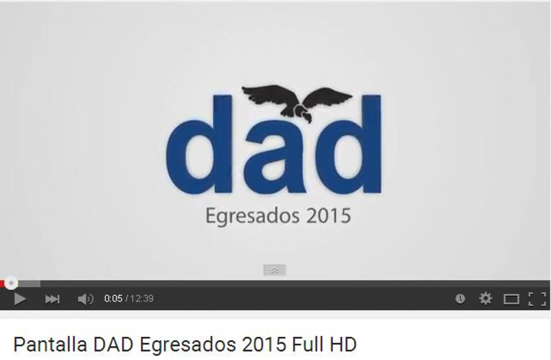 imagen Videos egresados 2015