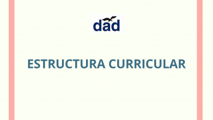 imagen Estructura curricular del DAD