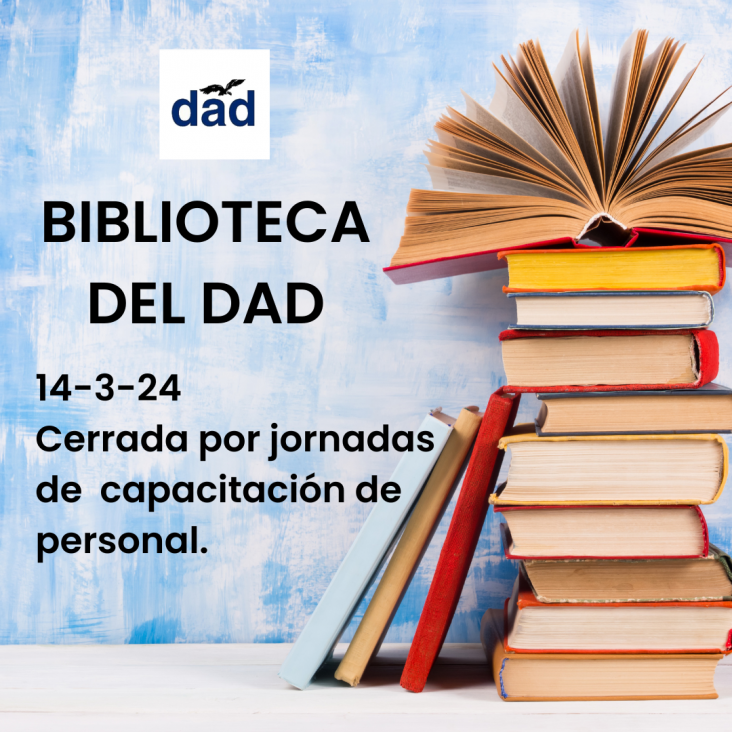 imagen Biblioteca cerrada por jornadas de capacitación