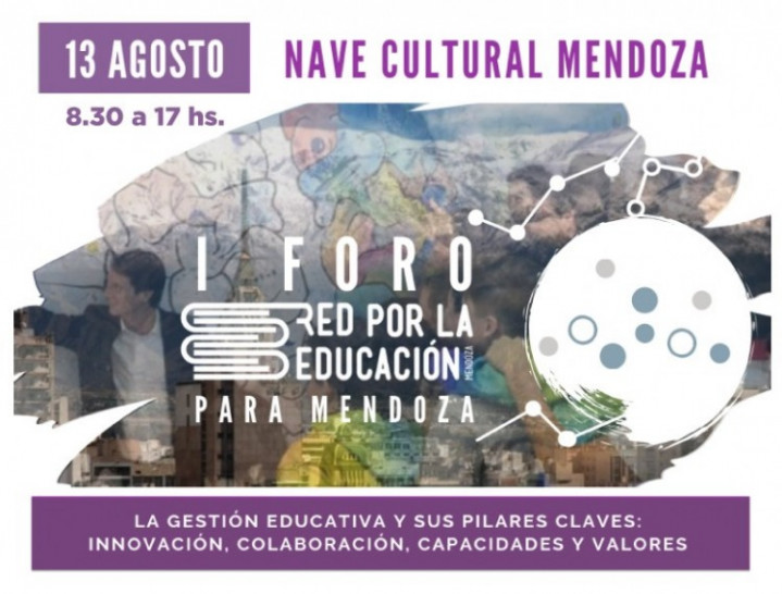 imagen Llega el primer Foro de la Red por la Educación para Mendoza
