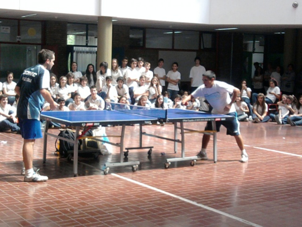 imagen Exhibición de tenis de mesa