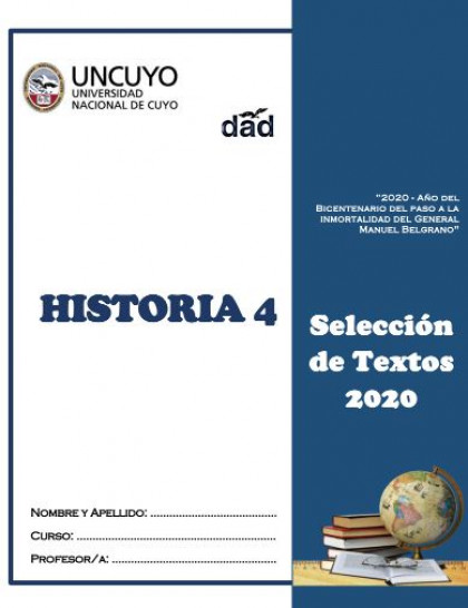 imagen Selección de textos de Historia de 1º a 4º año 2020