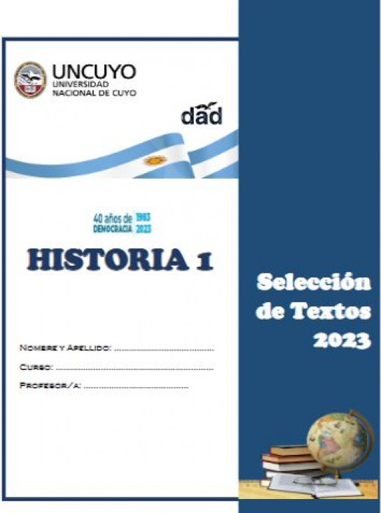 imagen Selección de Textos de Historia de 1°, 2°, 3° y 4° año - 2023