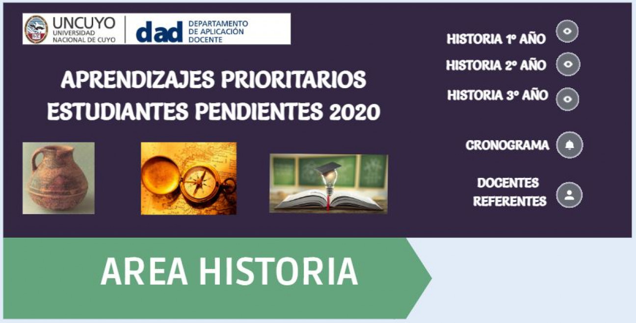 imagen Historia. Aprendizajes prioritarios pendientes 2020