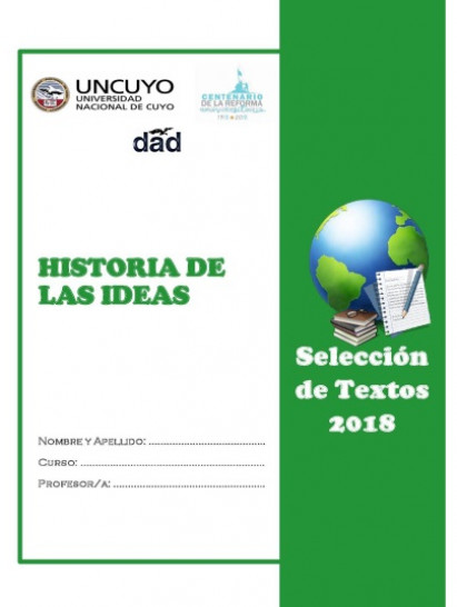 imagen Cuadernillo Historia de las Ideas Políticas 2018