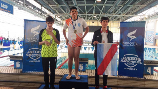imagen Juegos Evita: Mendoza sumó medallas con Fernardo Valentin MAZZITELLI
