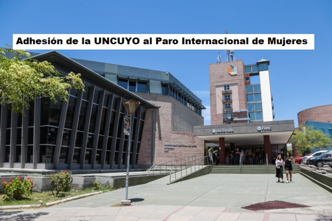 imagen Adhesión de la UNCUYO al Paro Internacional de Mujeres