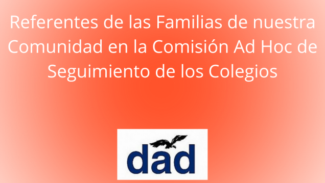 imagen Inscripción de Referentes de las Familias de nuestra Comunidad en la Comisión Ad Hoc de Seguimiento de los Colegios