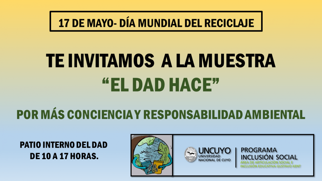 imagen El DAD hace un Buen Papel. Invitación a Muestra EL DAD HACE 