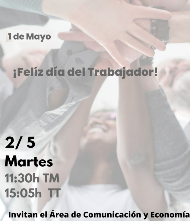 imagen Invitación acto Día del trabajo - Trabajador/a