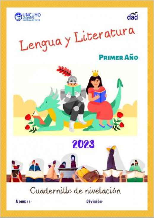 imagen Cuadernillo de Nivelación Lengua 1° año - 2023 - DAD