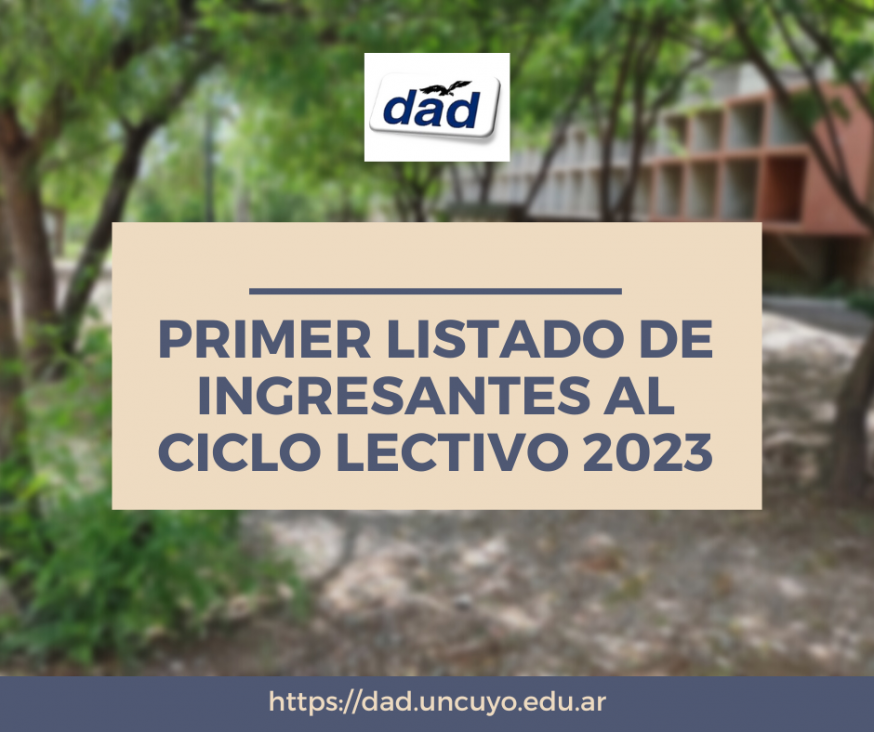 imagen Bachilleratos orientados de la UNCUYO: ya se puede consultar el primer listado de ingresantes al ciclo lectivo 2023