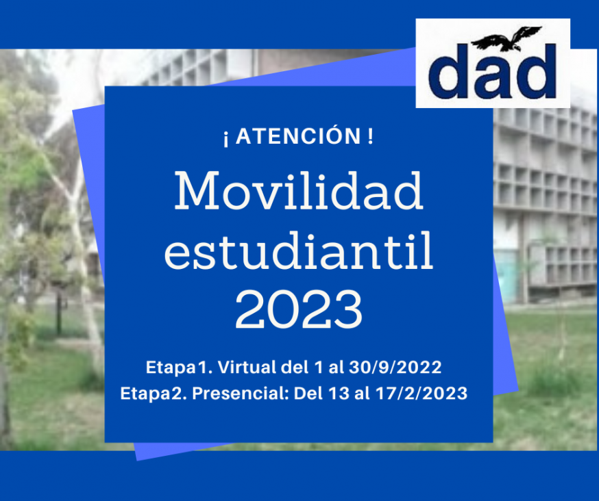 imagen Movilidad Estudiantil 2023. Requisitos para estudiantes que quieran ingresar desde 2° año en caso de producirse vacantes