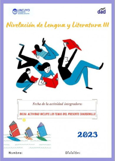 imagen Cuadernillos de nivelación de Lengua y Literatura para 2do y 3er año 2023