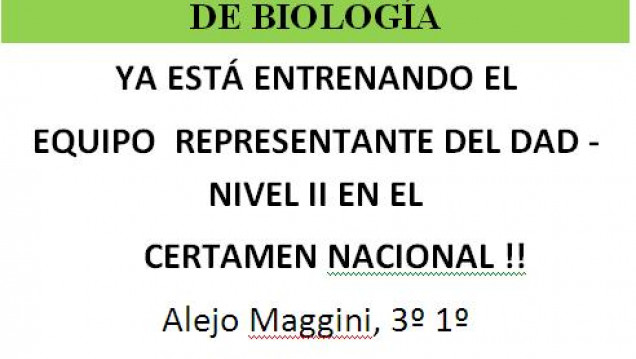 imagen XXIII OLIMPIADA ARGENTINA DE BIOLOGÍA