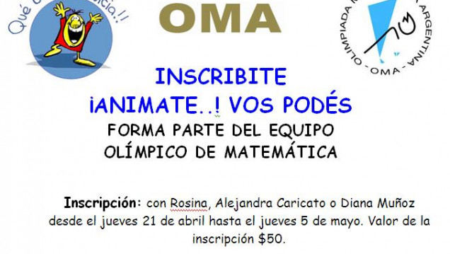 imagen Olimpíada Matemática Argentina  (OMA)