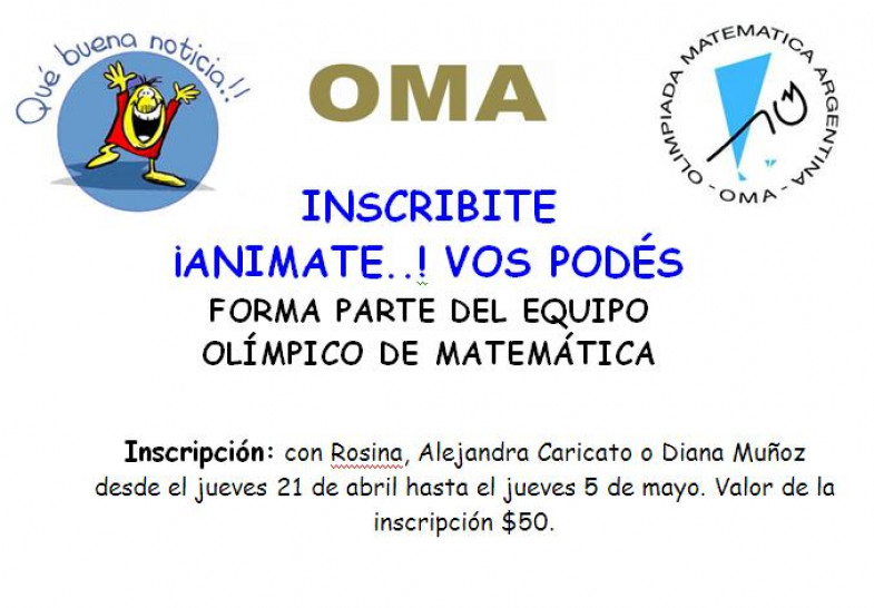 imagen Olimpíada Matemática Argentina  (OMA)