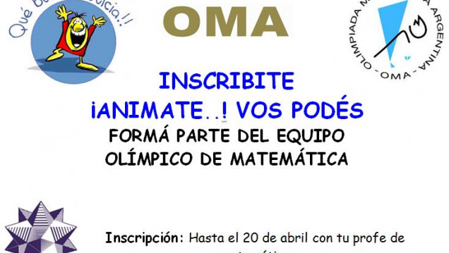 imagen Olimpíadas de Matemática Argentina 2019