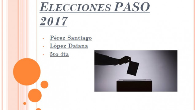 imagen Elecciones PASO. Votas este fin de semana???