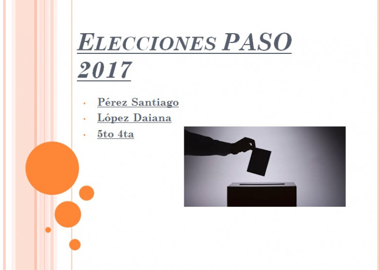 imagen Elecciones PASO. Votas este fin de semana???