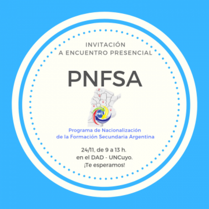 imagen Encuentro presencial del Programa de Nacionalización (PNFSA)