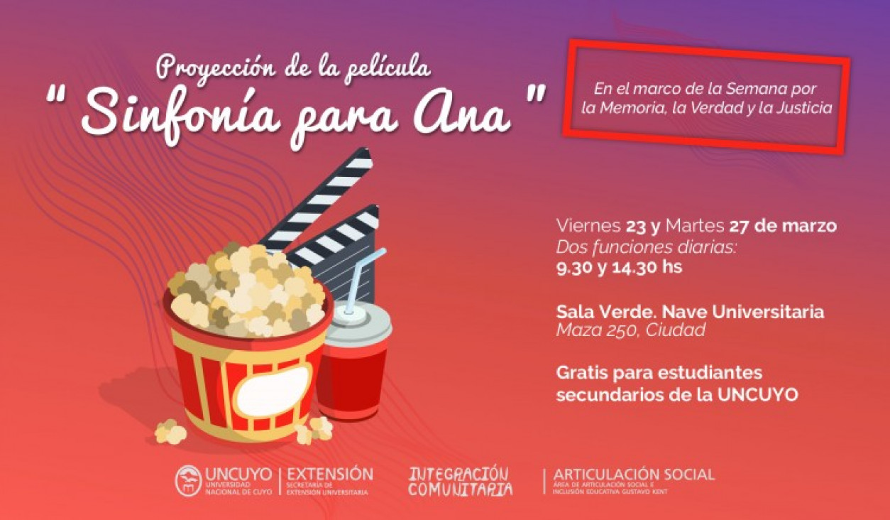 imagen Cine Debate "Sinfonía para Ana" 