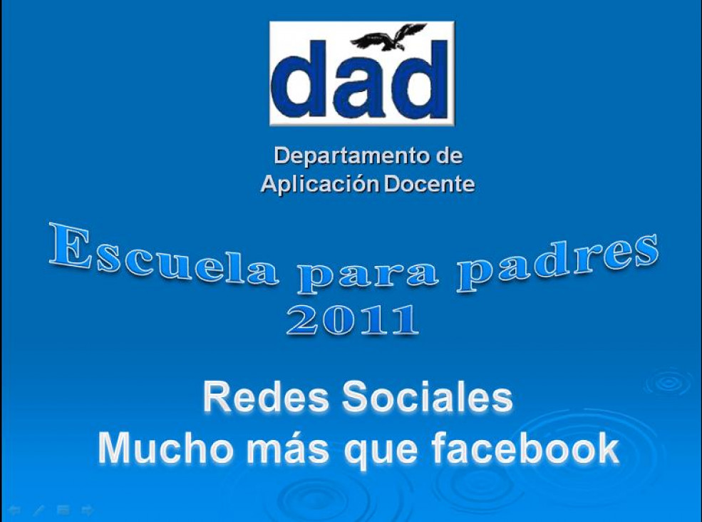 imagen Redes sociales. Encuentro Escuela para padres 