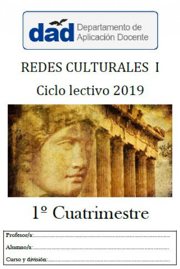 imagen Cuadernillo Redes Culturales I - 1º año 1º Cuatrimestre 2019