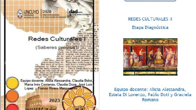 imagen Cuadernillos de nivelación de Redes Culturales 1 de primer año y 2 de segundo año