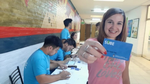 imagen SUBE para estudiantes secundarios de la UNCUYO