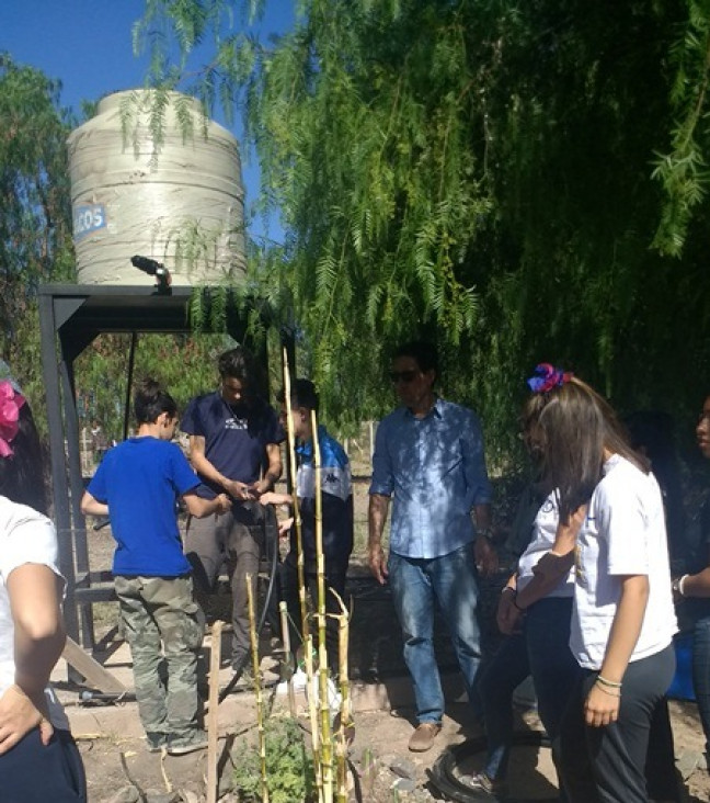 imagen Se instaló el riego por goteo en la huerta del DAD "Manos a la tierra"