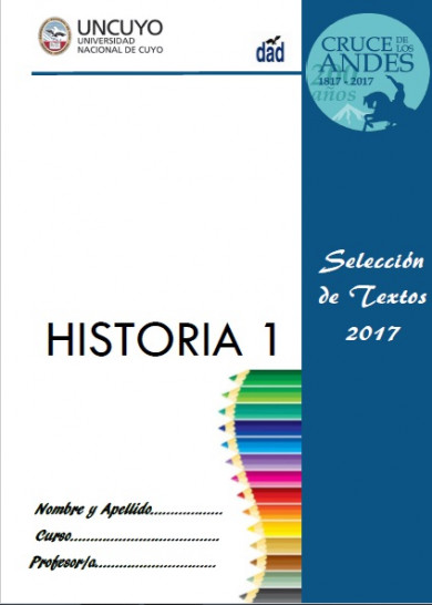 imagen Selección de textos de Historia 2017