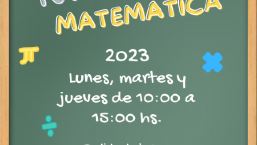 imagen Tutorías de Matemática 2023