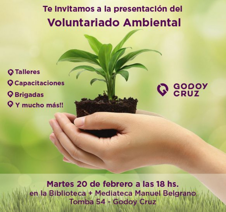 imagen EL DAD HACE UN BUEN PAPEL en la  Presentación del Voluntariado Ambiental por el Director de Ambiente y Energía (DAE) de la Municipalidad de Godoy Cruz